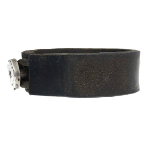 Armband Classic W20 – Gaucho vintage leder – Sterling zilver