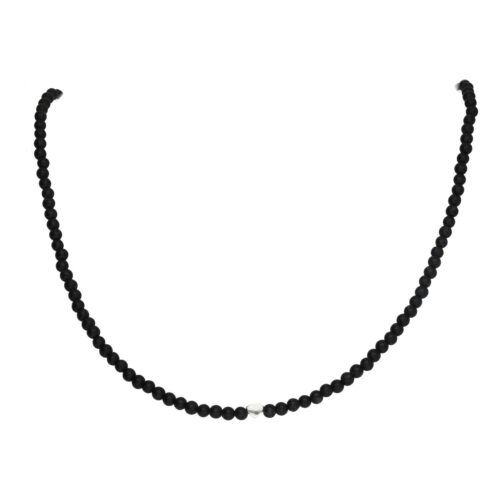 Ketting Classic B3 – Onyx – Sterling Zilver