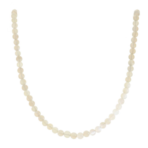 Ketting Classic B6 – Witte Maansteen – Sterling Zilver