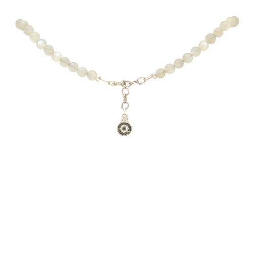 Ketting Classic B6 – Witte Maansteen – Sterling Zilver